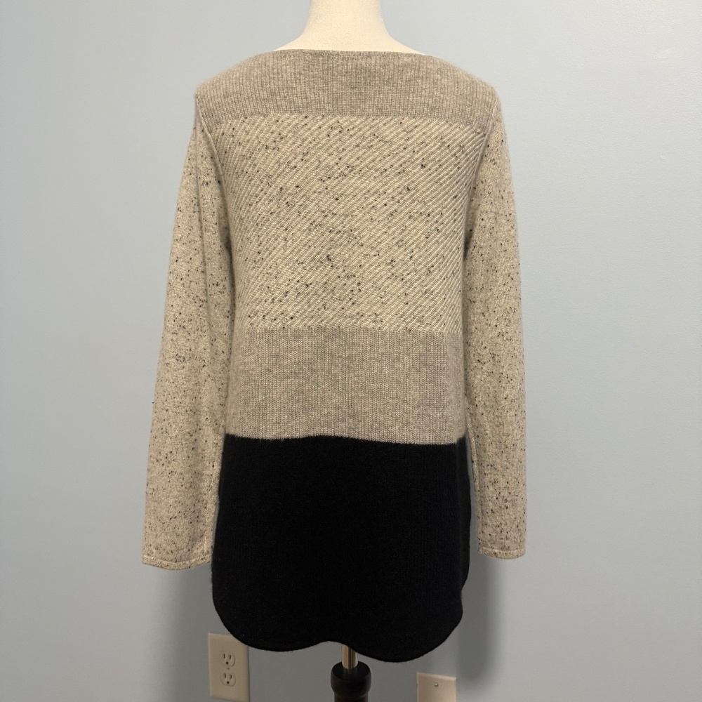 Charter Club Women’s 100% Cashmere Color Block Sweater‎ Size S - Picture 4 of 8